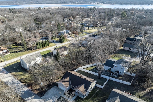 W3769 Alder Dr, Lake Geneva, WI 53147 - aerial perspective of suburban area featuring a nearby body of water
