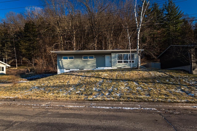 view of front of home