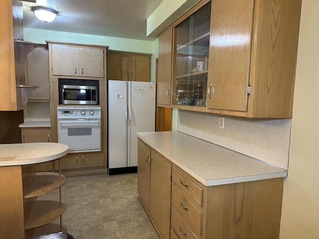 kitchen with white appliances