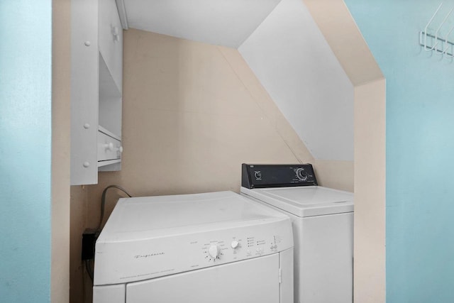 laundry area featuring washer and dryer