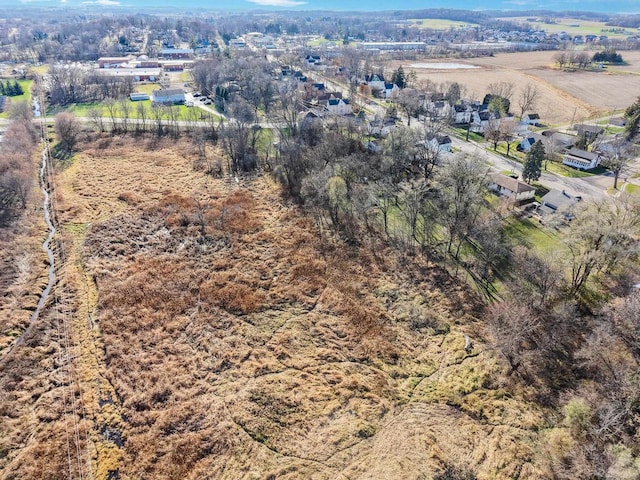 bird's eye view featuring a rural view