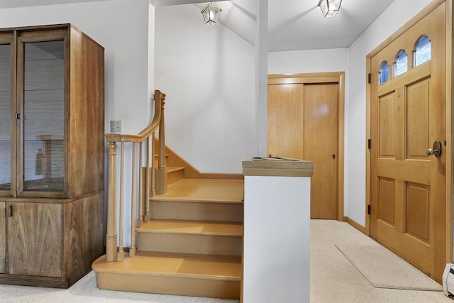 entryway featuring baseboard heating