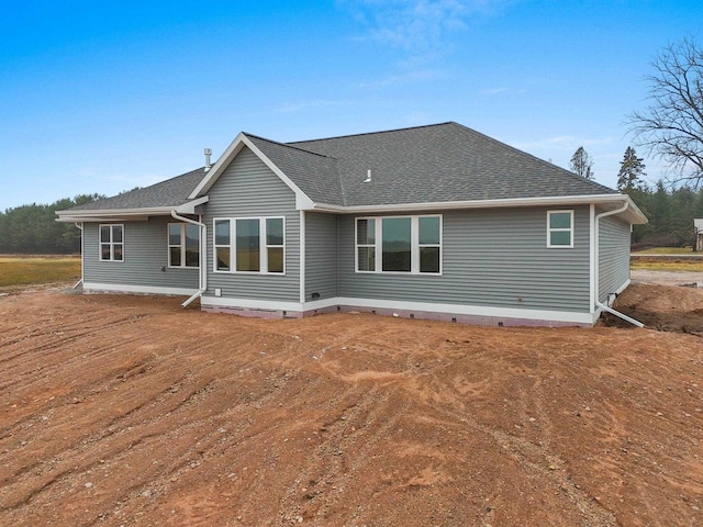 view of rear view of property