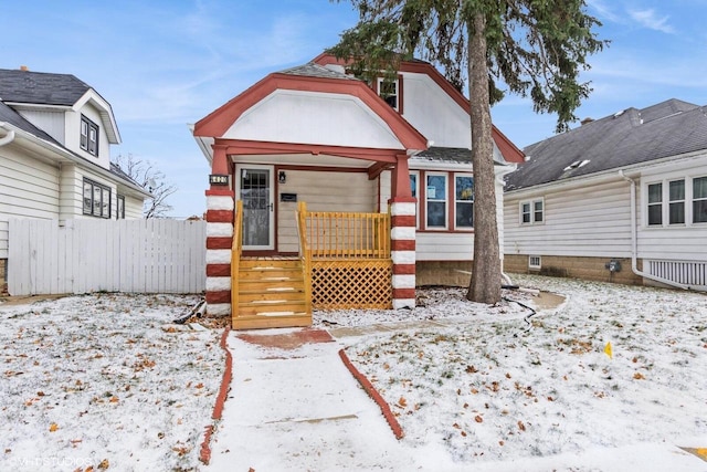 view of front of house