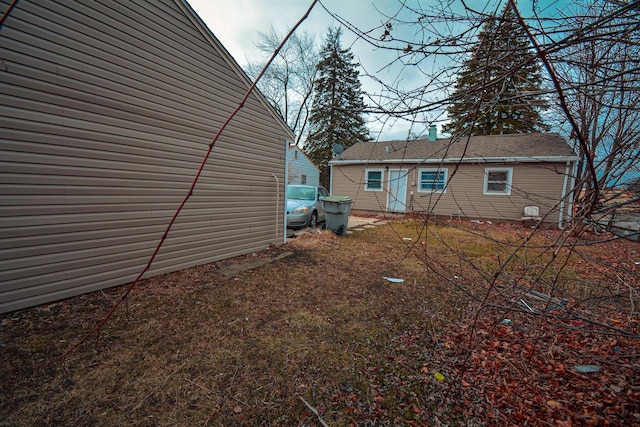 view of rear view of property