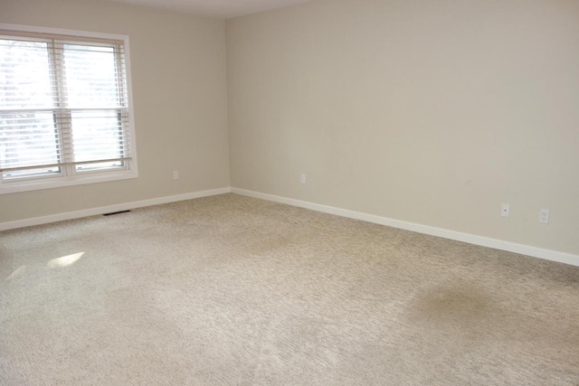 spare room featuring carpet floors