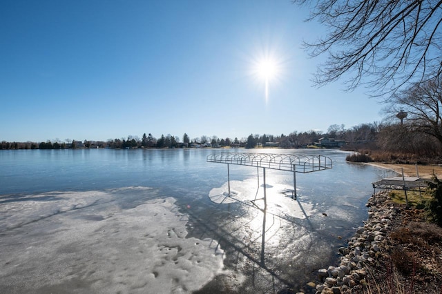 property view of water