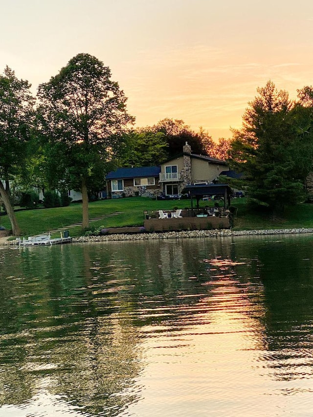 property view of water