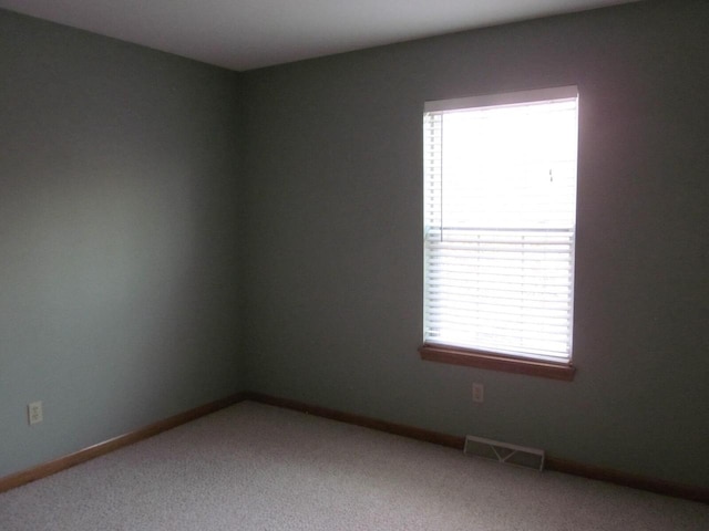 carpeted empty room with a wealth of natural light