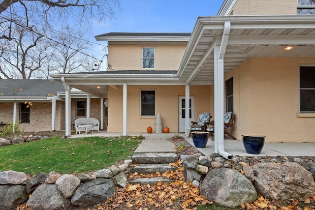 exterior space featuring a patio area