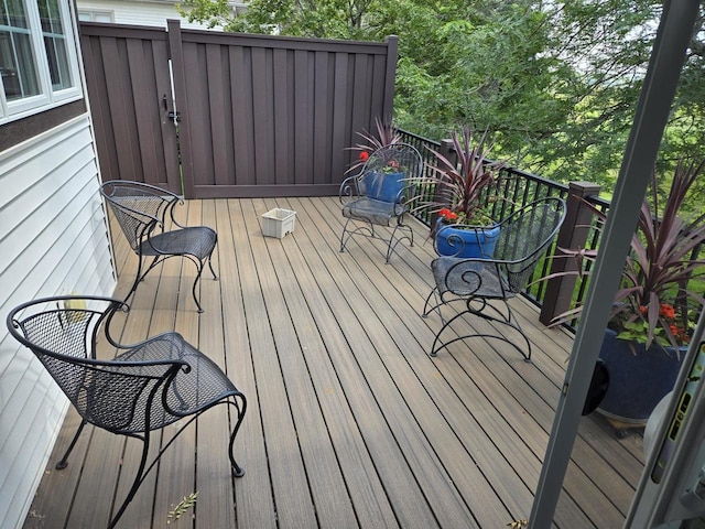 view of deck