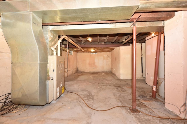 view of basement