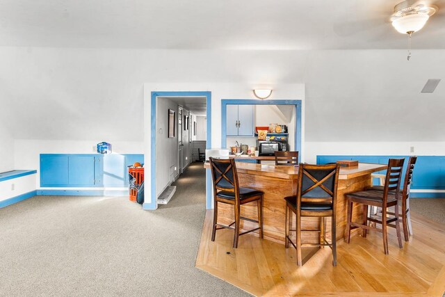 view of dining area