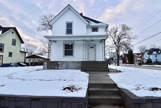 view of front of home