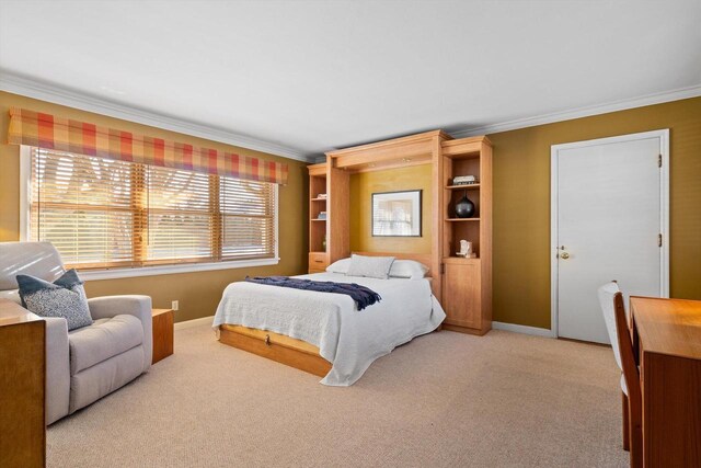 bedroom featuring multiple windows and light hardwood / wood-style floors