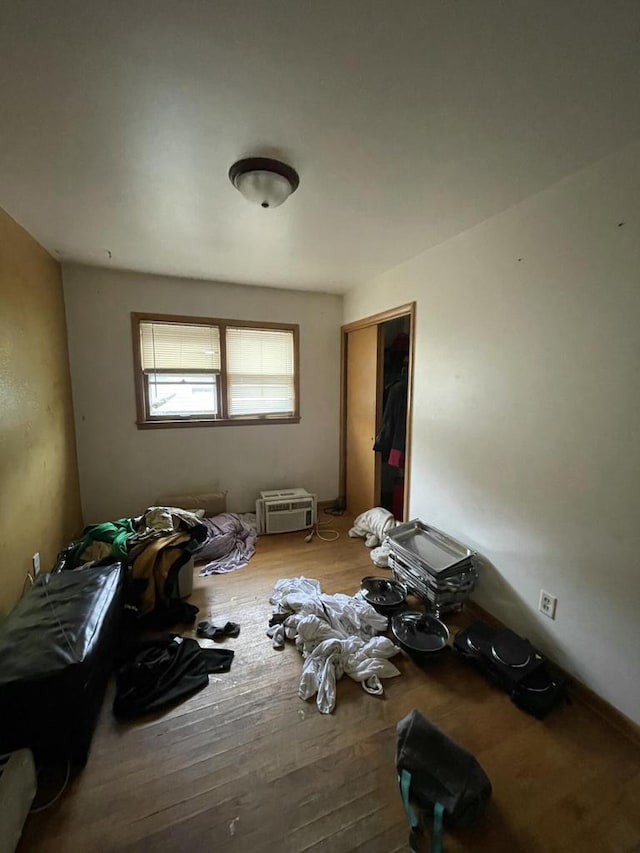 miscellaneous room featuring light hardwood / wood-style flooring