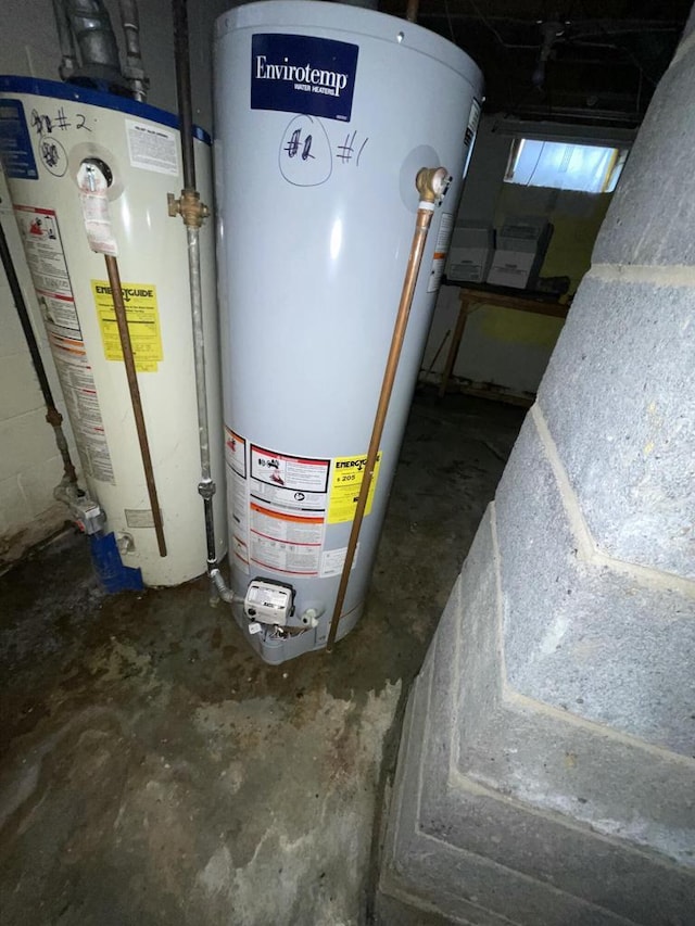 utilities with gas water heater