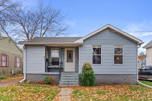 view of bungalow-style house