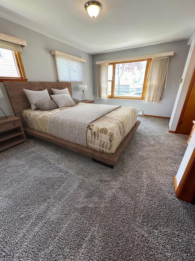 bedroom with carpet flooring