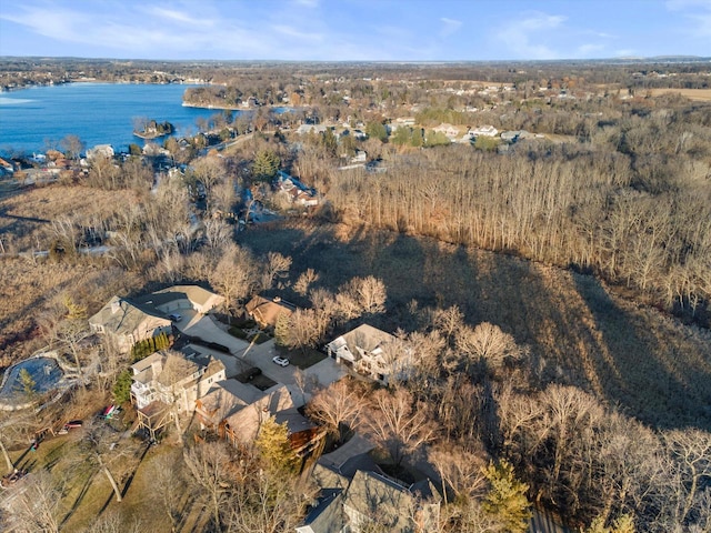 6461 Blue Heron Pointe Dr, Waterford, WI 53185 - aerial view with a water view