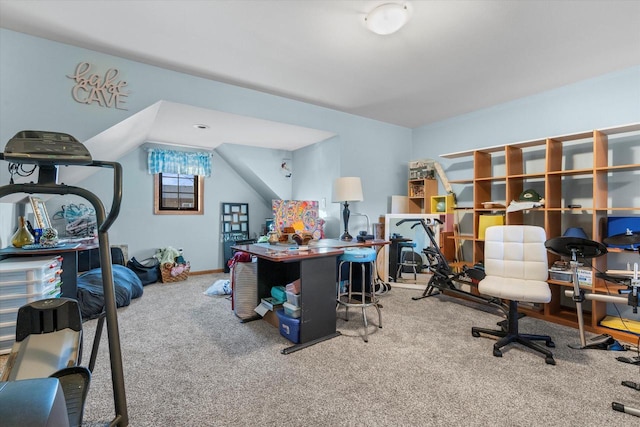 6461 Blue Heron Pointe Dr, Waterford, WI 53185 - view of carpeted home office