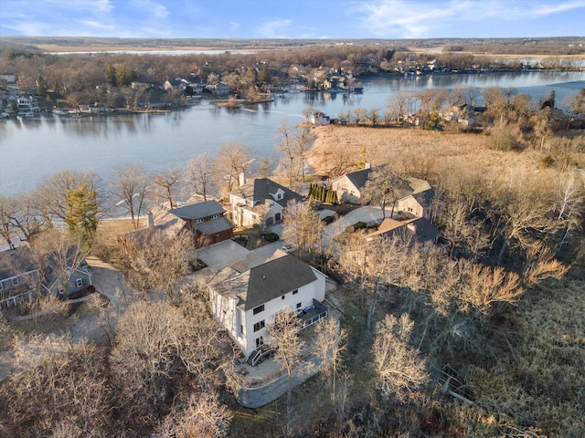 6461 Blue Heron Pointe Dr, Waterford, WI 53185 - bird's eye view featuring a water view