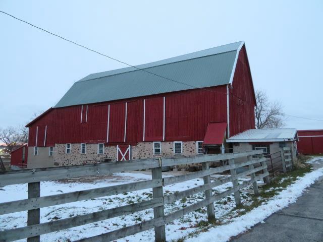 view of snow covered structure