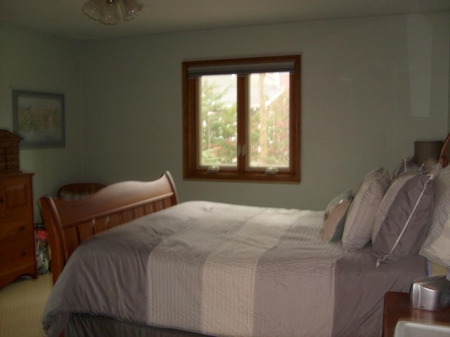 bedroom featuring carpet flooring