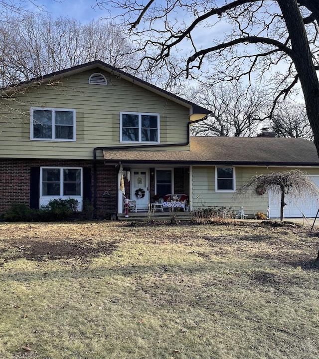 front of property featuring a porch