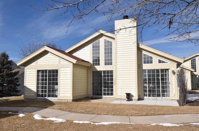 view of rear view of property