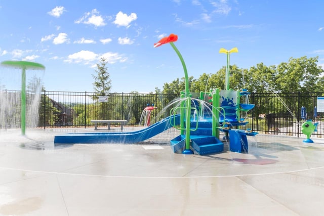 view of jungle gym