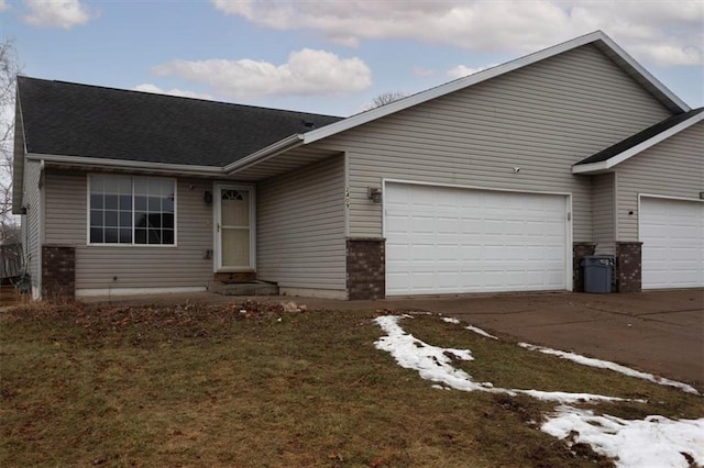 ranch-style house with a garage