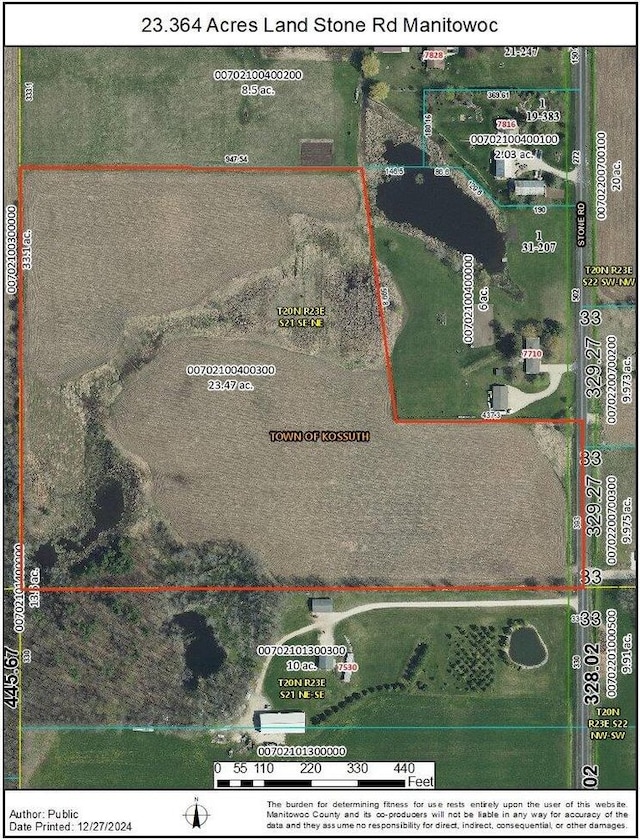 PCL1 Stone Rd, Manitowoc WI, 54220 land for sale