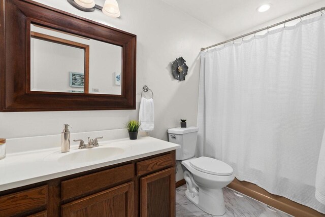 2022 27th St, Monroe, WI 53566 - bathroom featuring toilet and vanity