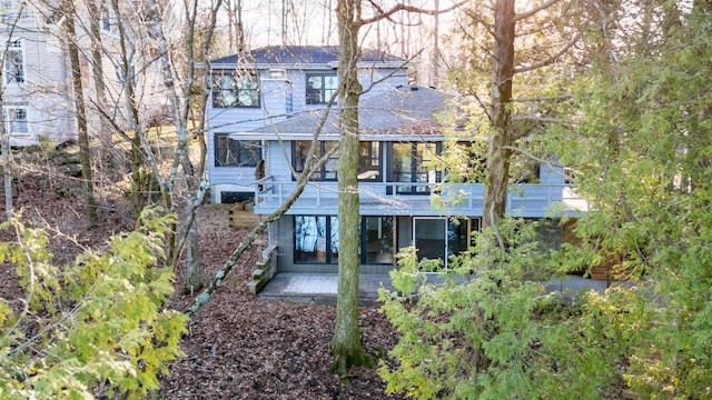 view of front of house featuring a patio area