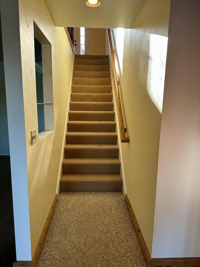 N7859 Lakeside Park Rd, Elkhart Lake, WI 53020 - stairs with carpet floors