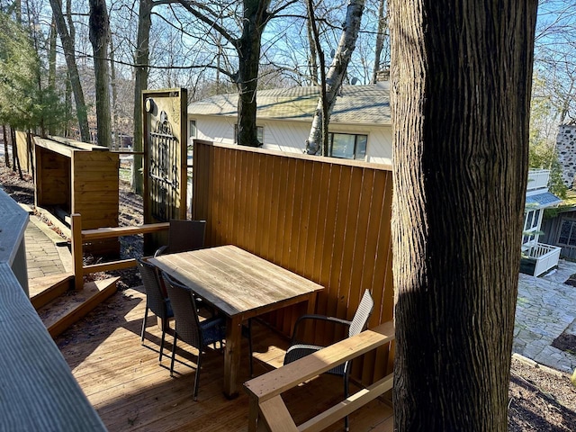 N7859 Lakeside Park Rd, Elkhart Lake, WI 53020 - view of deck
