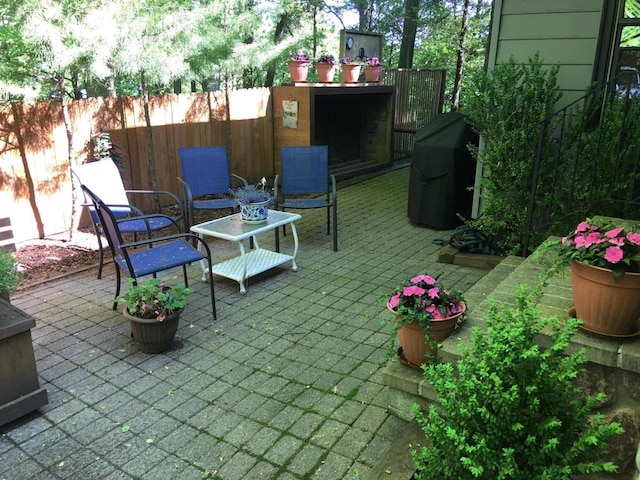 N7859 Lakeside Park Rd, Elkhart Lake, WI 53020 - view of patio with area for grilling
