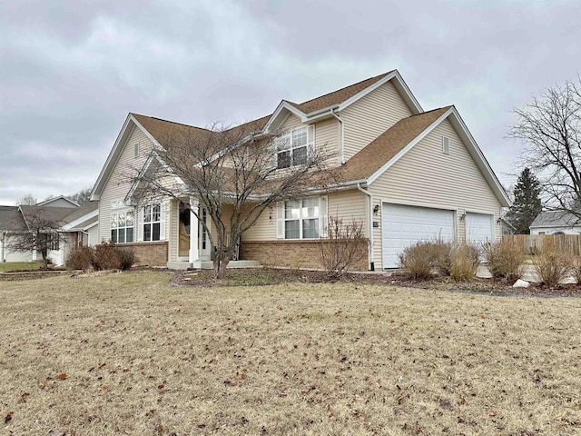 front of property with a front yard