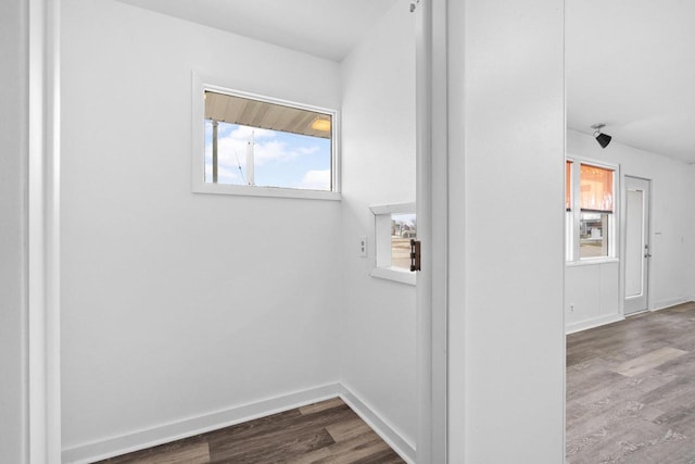 washroom featuring hardwood / wood-style flooring