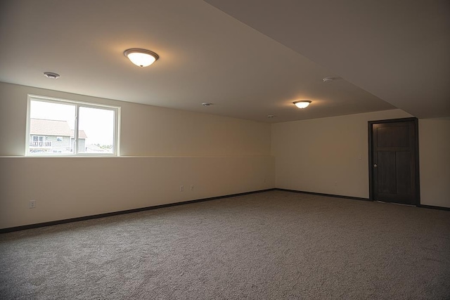 unfurnished room with carpet