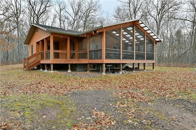 view of rear view of house