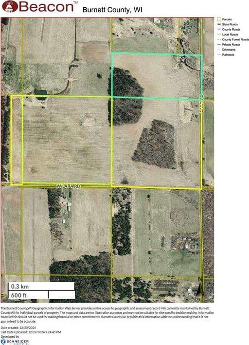 Listing photo 3 for XXX Lara Rd, Grantsburg WI 54840