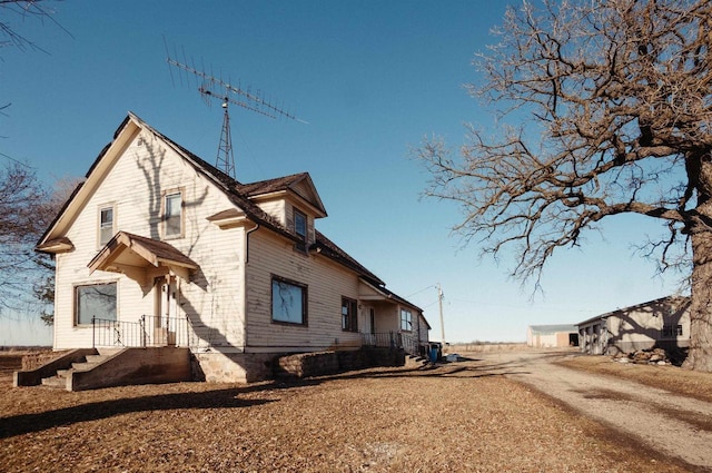 view of side of home