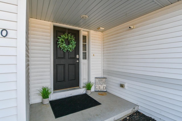 view of entrance to property