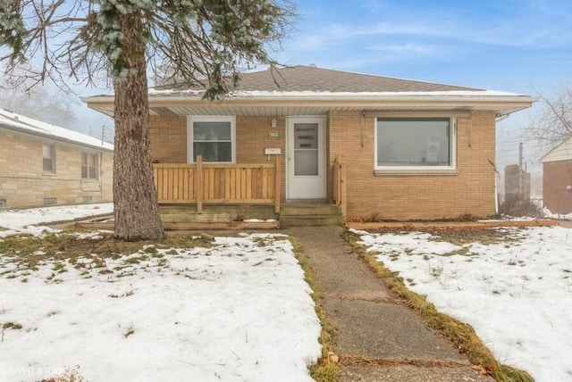 view of bungalow-style house