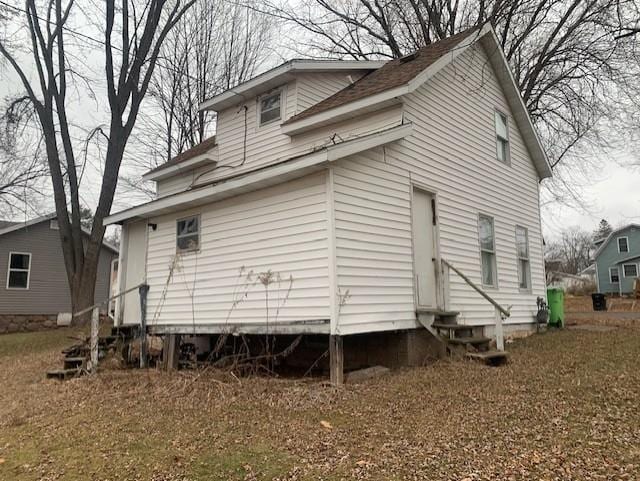 view of back of property