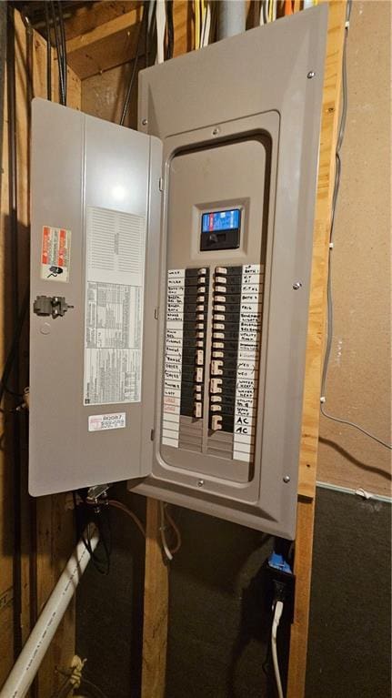 utilities with electric panel