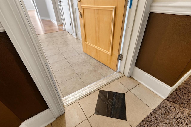 interior space with hardwood / wood-style flooring