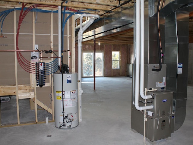 W4241 Hilltop Dr, Fond Du Lac, WI 54937 - utilities featuring heating unit and gas water heater
